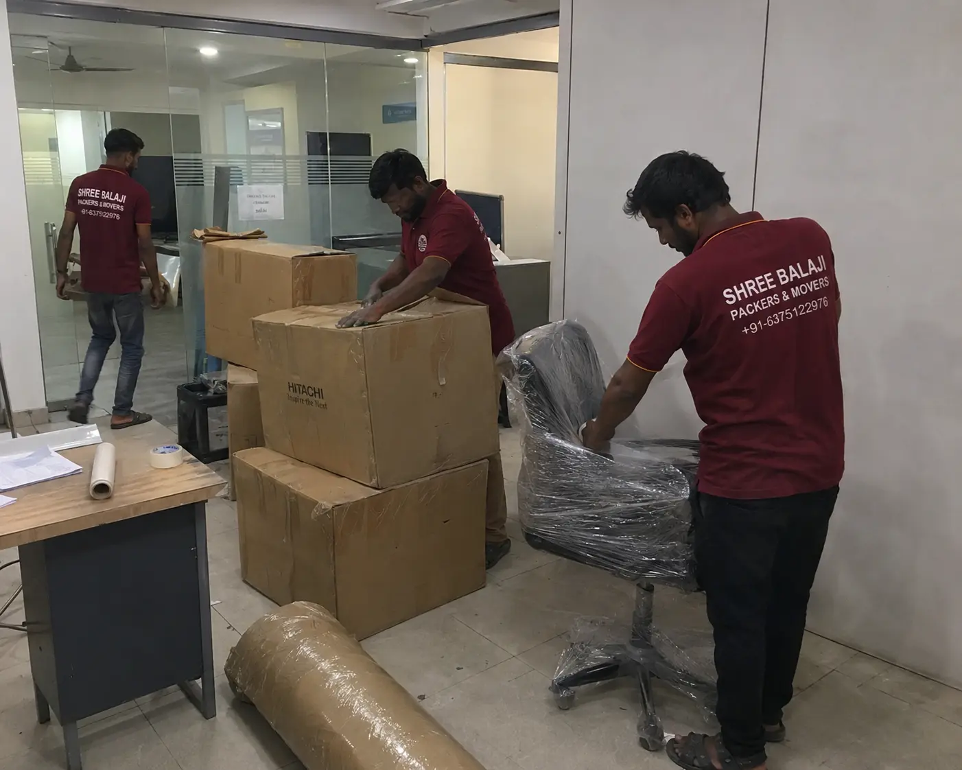 Office relocation service